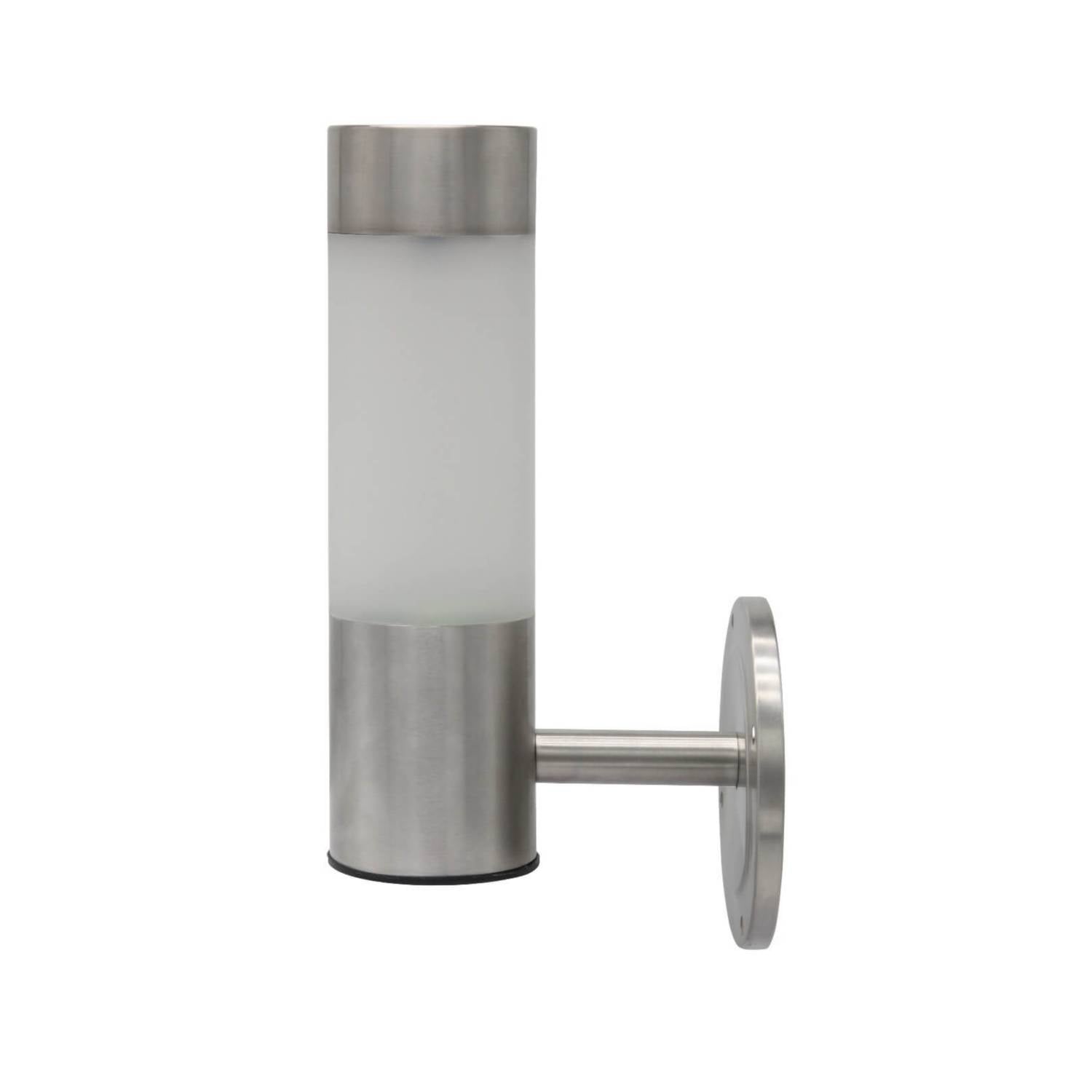 George Home solar wall lights set of 2 stainless steel, imported from the UK