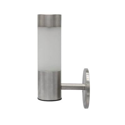 ASDA George Home Set of 2 Stainless Steel Solar Wall Lights, 13.2 x 10 x 24 cm- Buy online at McGrocer