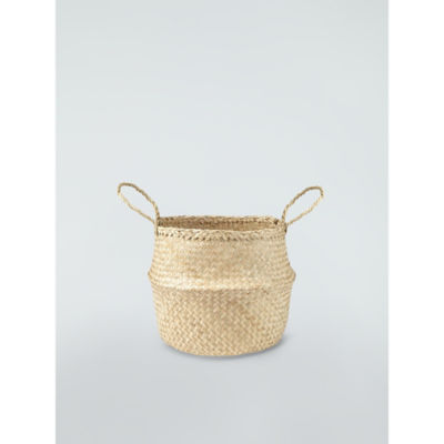 George Home seagrass belly basket for storage - British product
