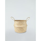 George Home seagrass belly basket for storage - British product
