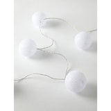George Home white ball string lights battery powered (British brand)