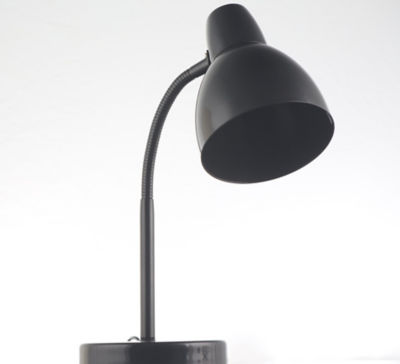 George Home black desk lamp, UK version