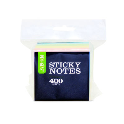 Pen & Gear assorted pastel sticky notes, imported from the UK