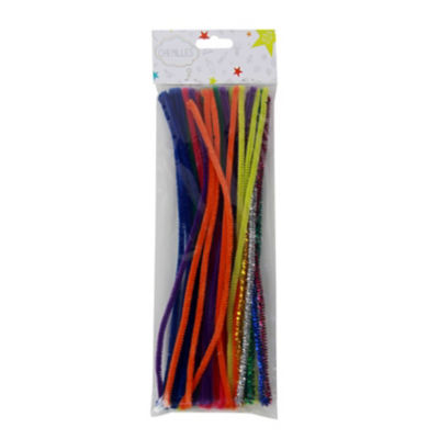 ASDA craft chenilles coloured assortment - British product