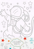 ASDA colouring sheets 50 sheets - British product
