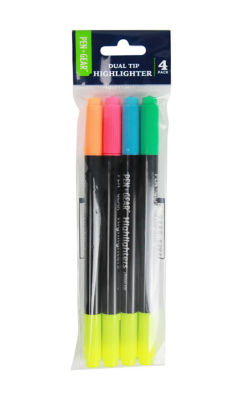 Pen  Gear Dual End Highlighters 4 Pack