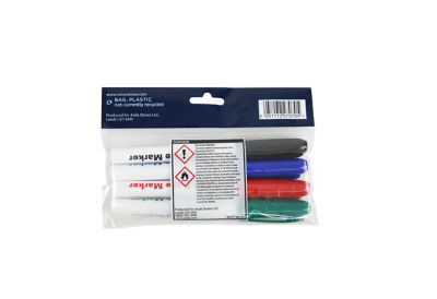 ASDA ASDA Board Pens Whiteboard Marker Assortierte Farben 4er-Pack – Jetzt online bei McGrocer kaufen