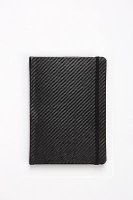 ASDA A5 Schwarzes Carbon Mode-Notizbuch