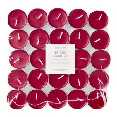 George Home Spiced Berries scented tealights 50 pack, UK version