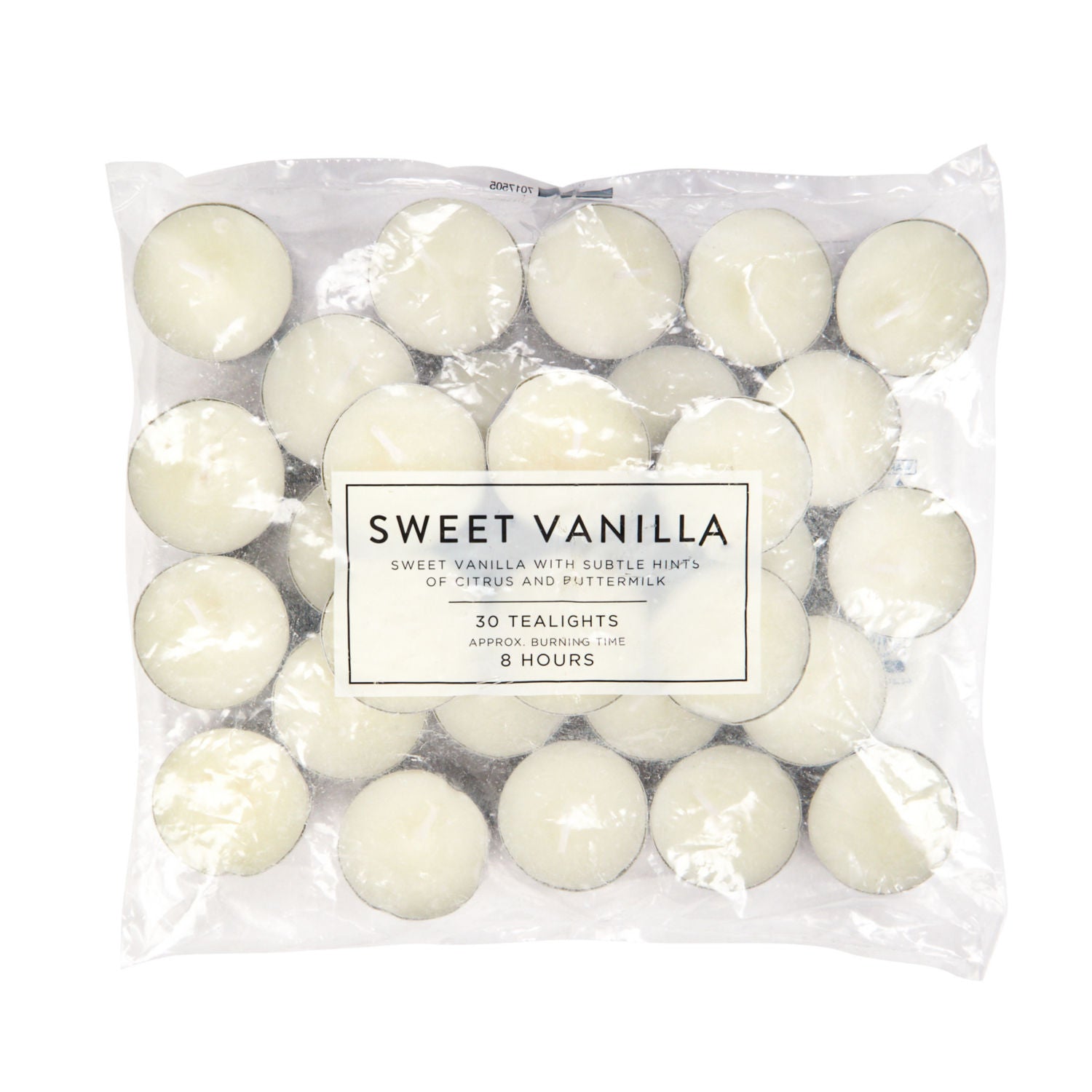 George sweet vanilla scented tea lights 30pk, UK version