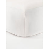 George Home White Just Wellness TENCEL™ Plain Fitted Sheet - King GOODS ASDA   