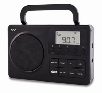 ASDA ONN Portable AM/FM Radio- Buy online at McGrocer