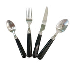 George Home Black Cutlery Set GOODS ASDA   