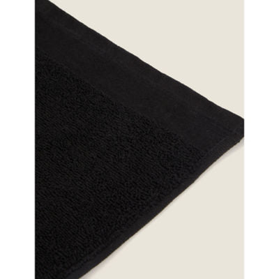 George Home black cotton bath towel medium, UK version