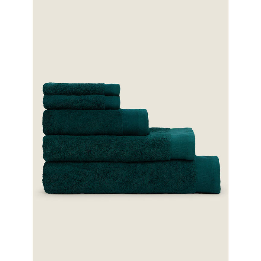 George Home Large Emerald Green Cotton Bath Sheet GOODS ASDA   