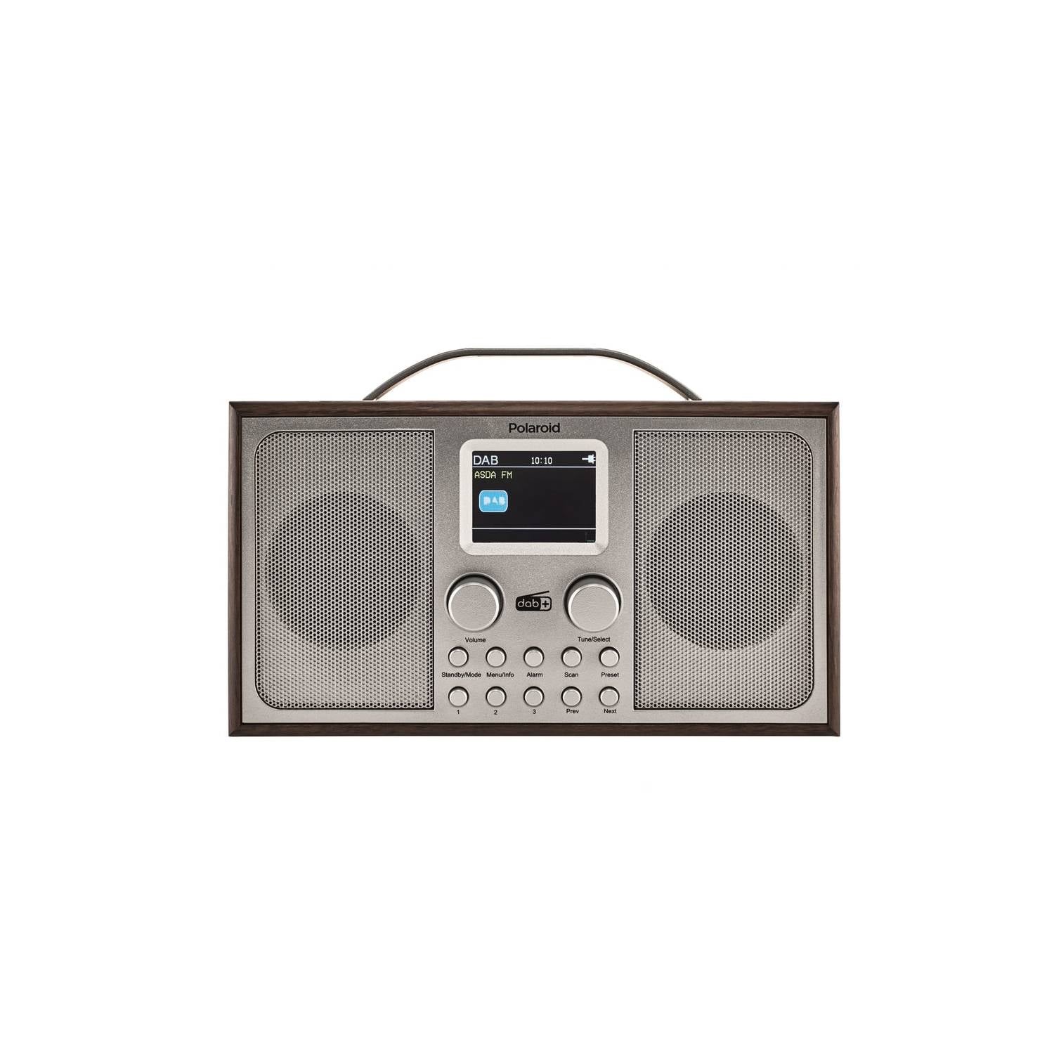 Polaroid retro wooden stereo DAB+ radio - British product