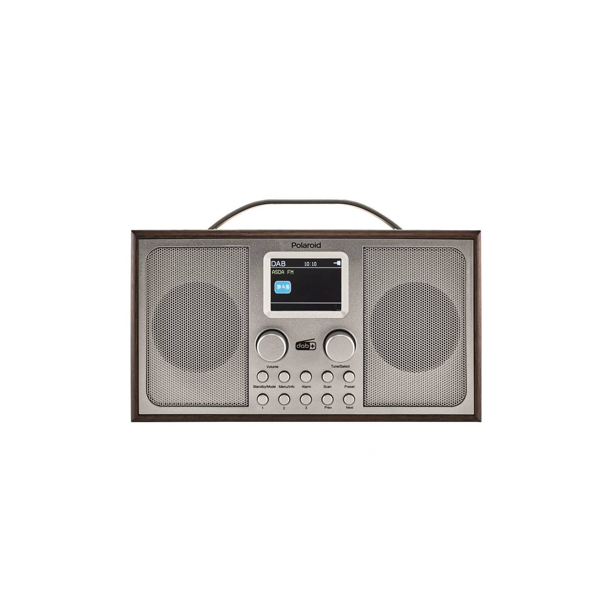 Polaroid retro wooden stereo DAB+ radio - British product