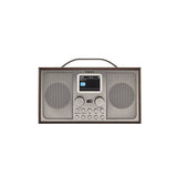 Polaroid retro wooden stereo DAB+ radio - British product