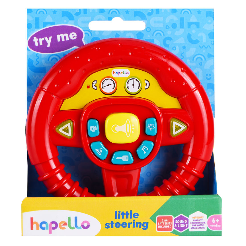 Hapello Little Steering Wheel (6 Months +) GOODS ASDA   