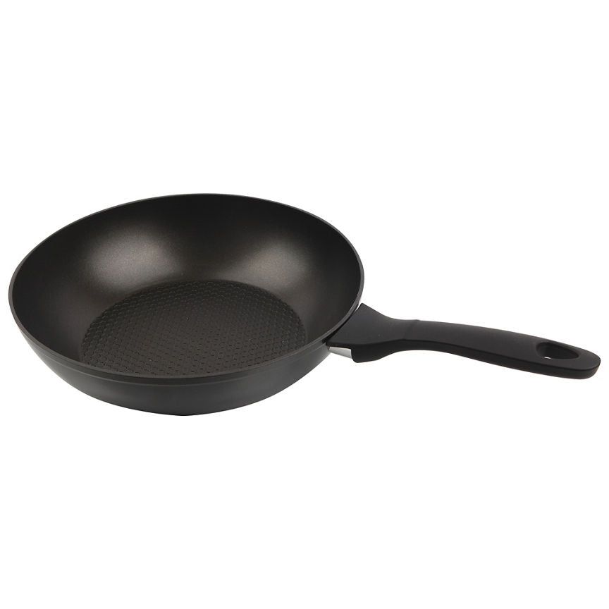 George Home Matte Black 28cm Non-Stick Wok GOODS ASDA   