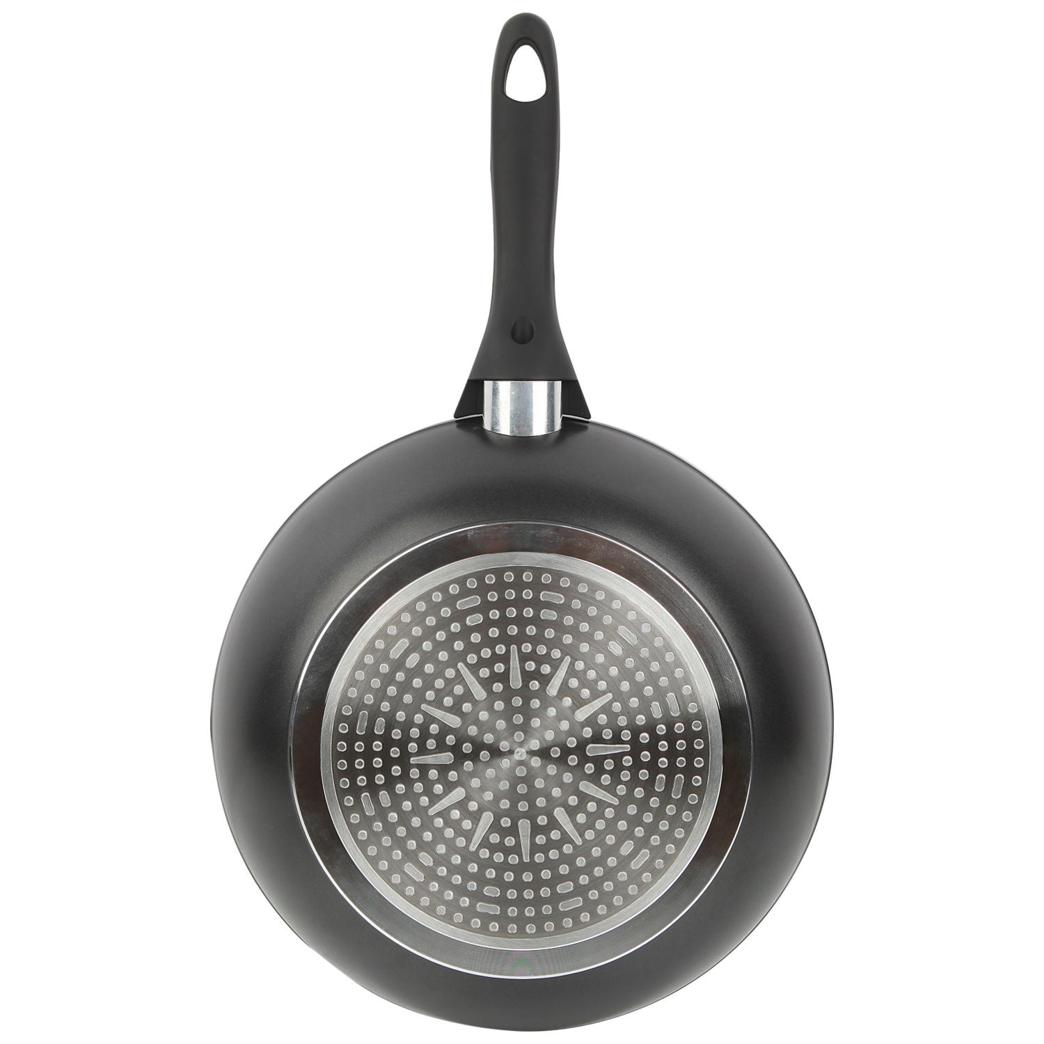 George Home matte black non-stick wok 28cm, UK version
