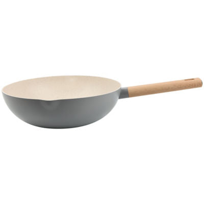ASDA George Home Grey Simplicity 28cm Wok- Buy online at McGrocer