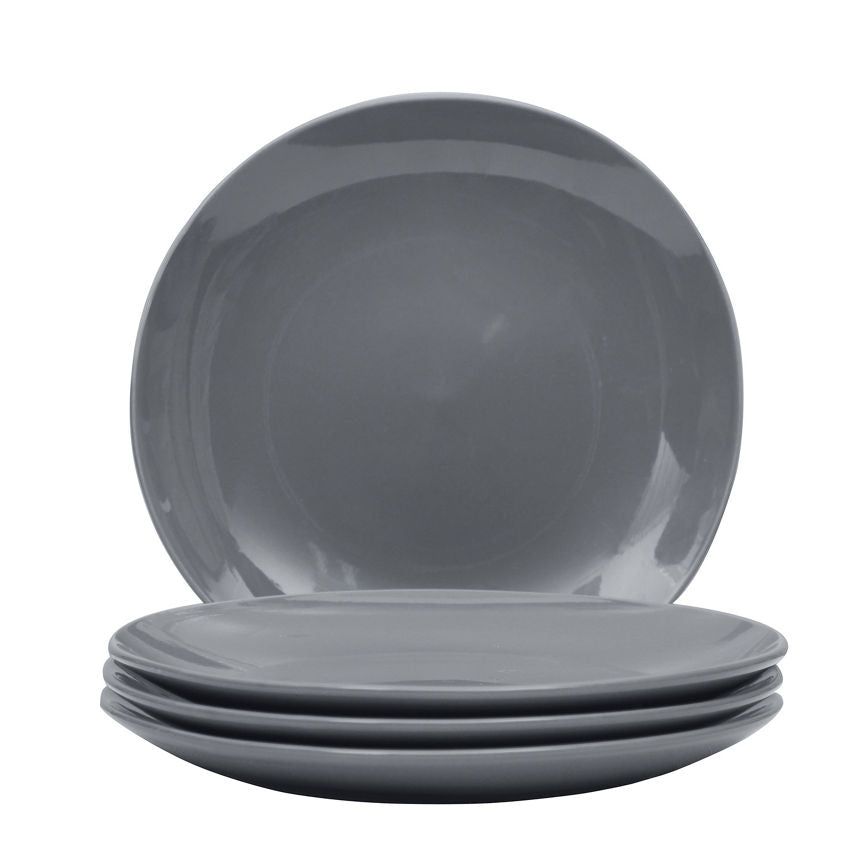 George Home Grey Dinner Plate GOODS ASDA   