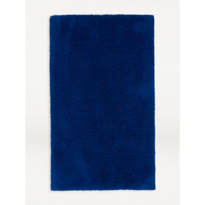 George Home Cobalt Blue Solid bath mat, UK version