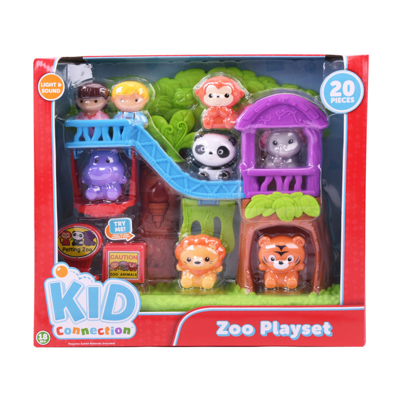 Kid Connection Zoo Playset for imaginative play, UK version