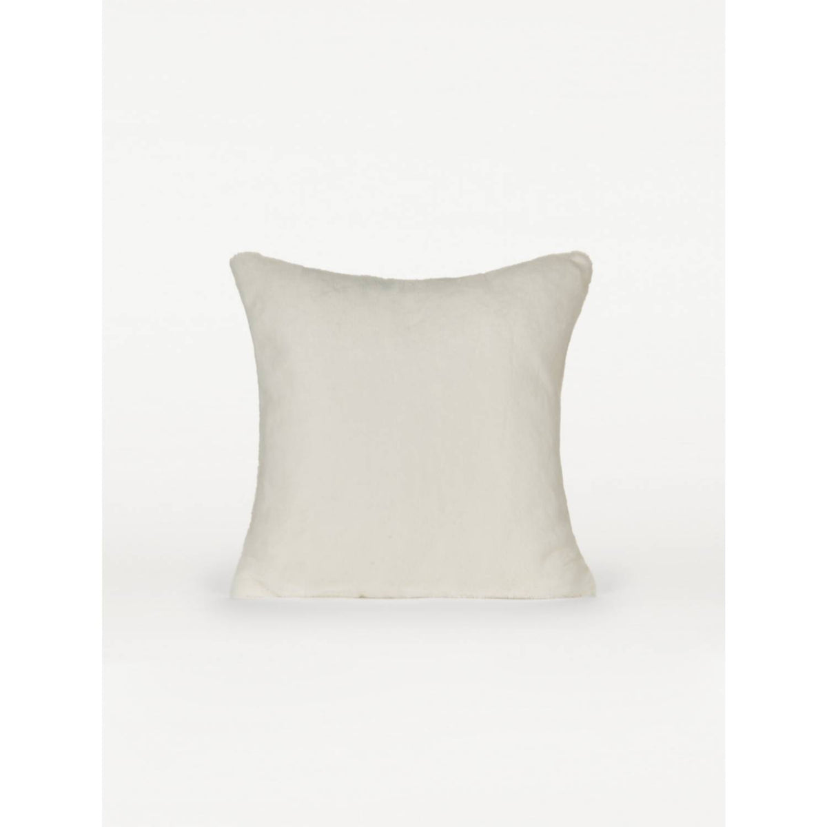 George Home white faux fur cushion 43cm UK version