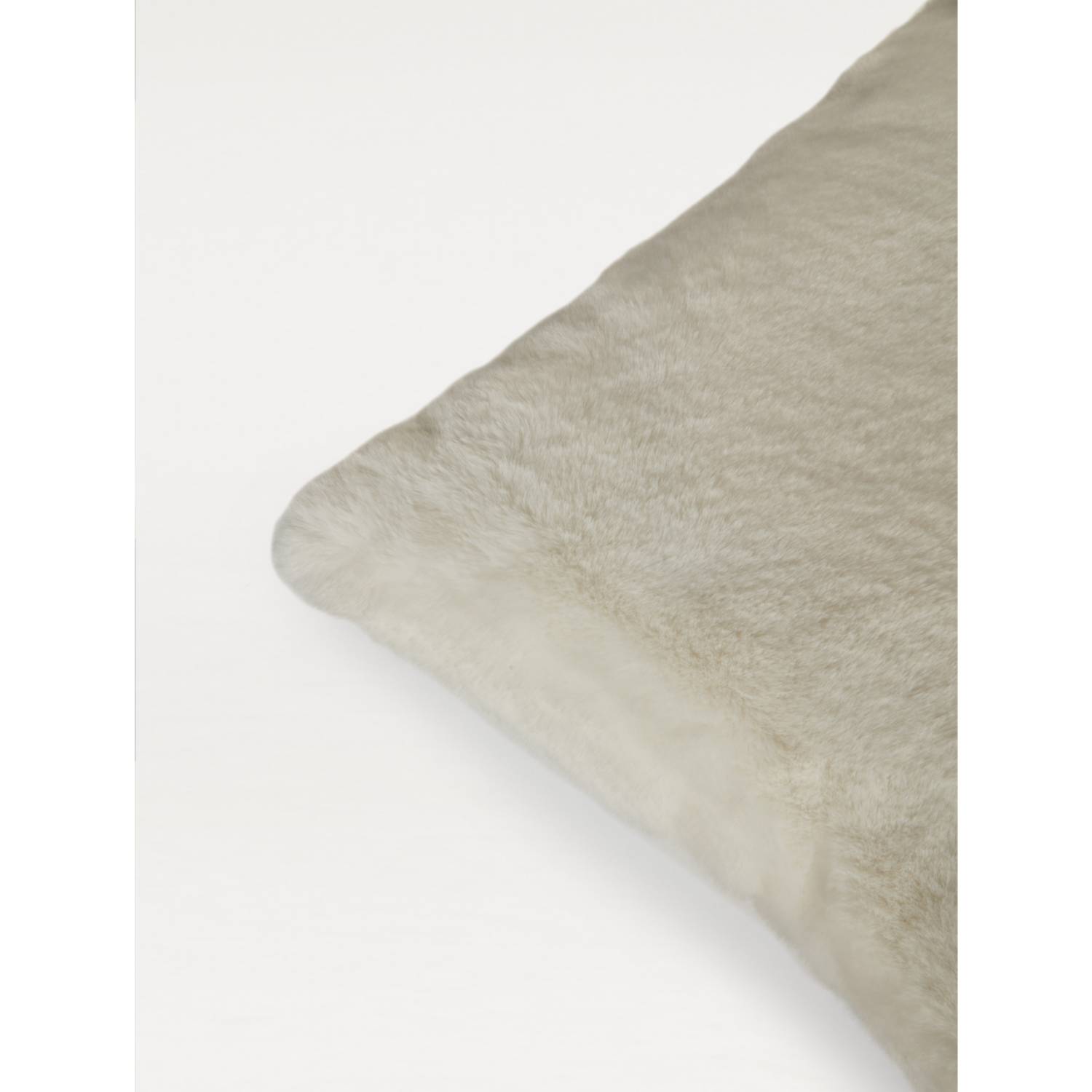 George Home white faux fur cushion 43cm UK version