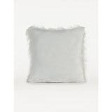 George Home white Mongolian faux fur large cushion, UK version