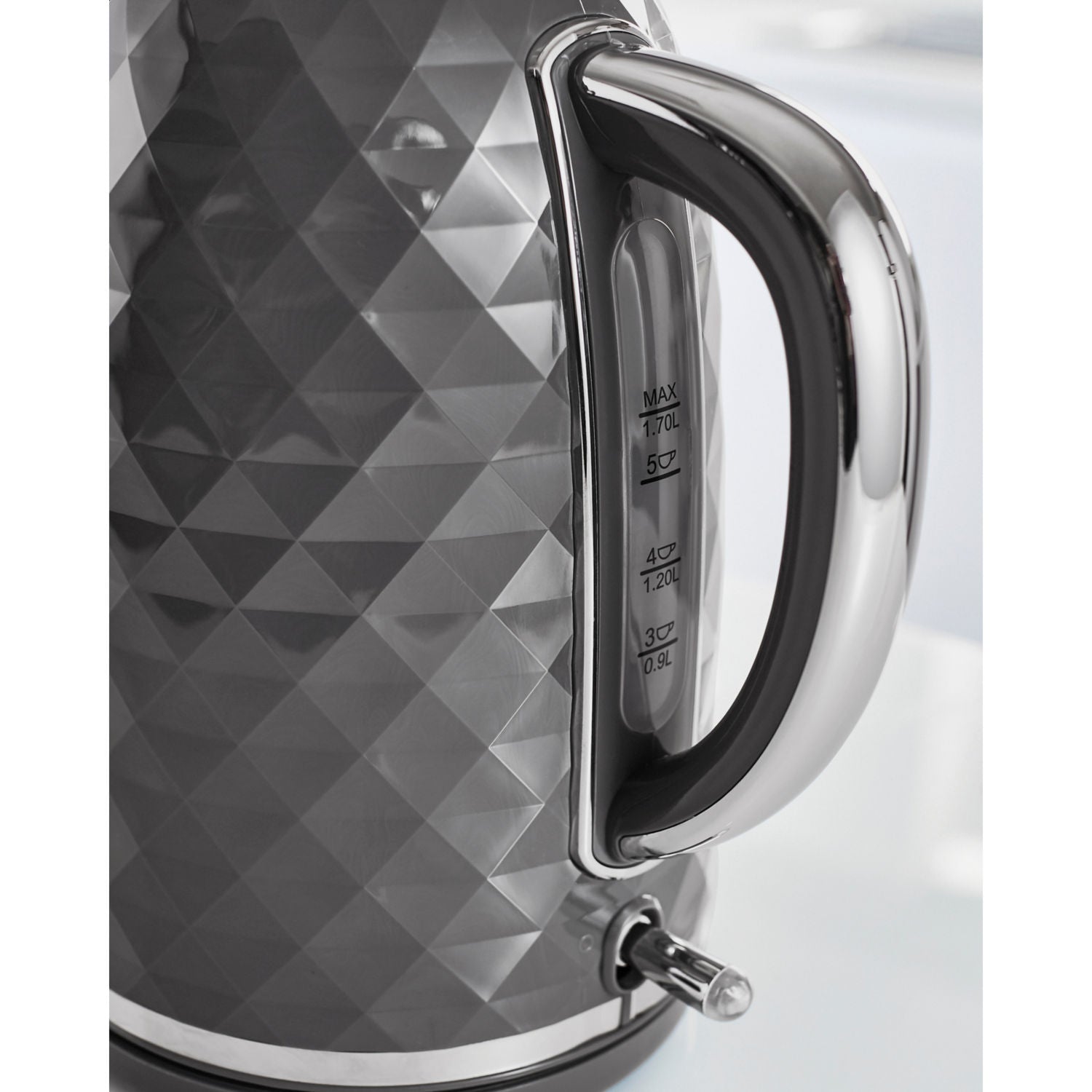 George Home grey textured fast boil kettle, UK version