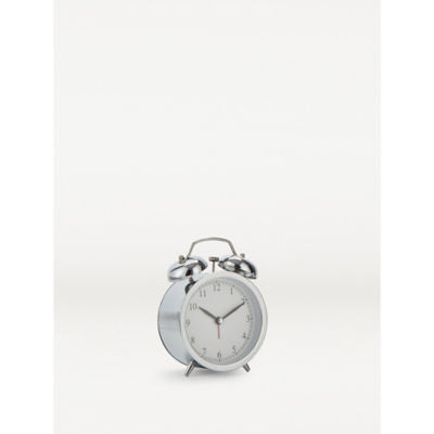 ASDA George Home Metal Twin Bell Alarm Clock- Buy online at McGrocer
