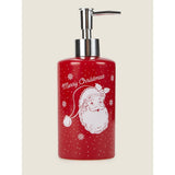 George Home red and white Santa Christmas soap dispenser (British brand)