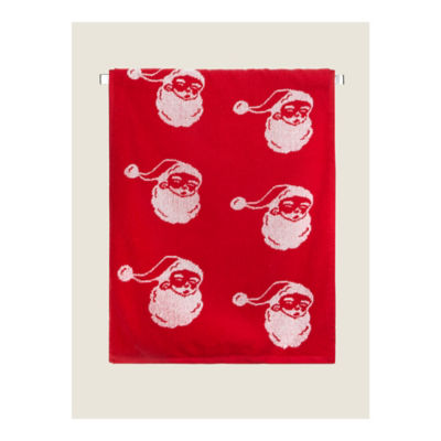 George Home red and white Santa guest towel 40x60cm (British brand)