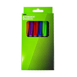 ASDA permanent marker pens Assorted colours 6 Pack - British product