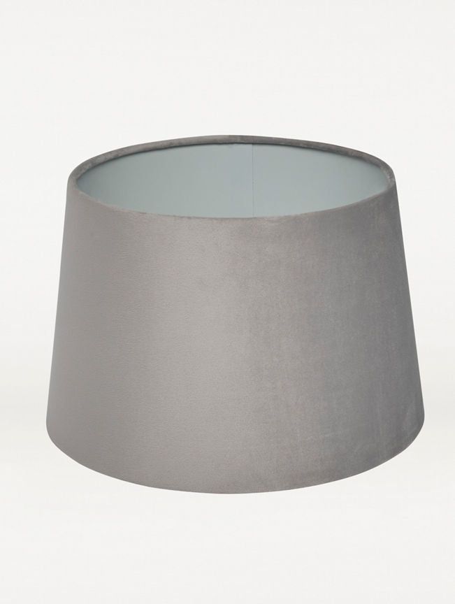 George Home Grey Velvet Light Shade