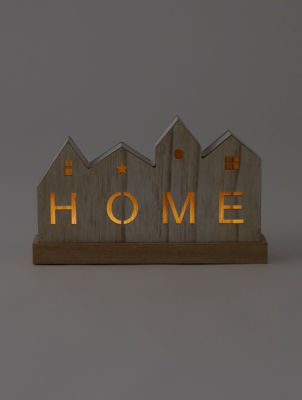 George Home wooden battery operated decorative light (imported from the UK)