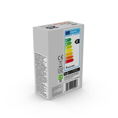 ASDA LED candle lightbulb warm white 25W small bayonet 2 pack (British brand)