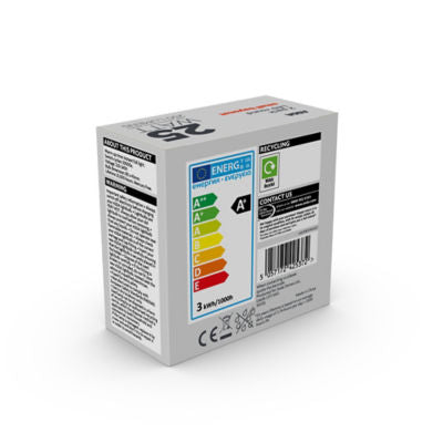 ASDA LED lightbulb warm white 250 lumens 2 pack - British product
