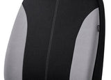 Car seat covers black grey 9-piece set - British product