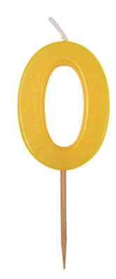 Bougie Chiffre George Home 0 Bougie Décorative