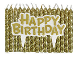 George Home birthday candle set, wax plaque and 16 candles, UK version