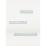 George Home white floating picture shelf set of 3, UK version