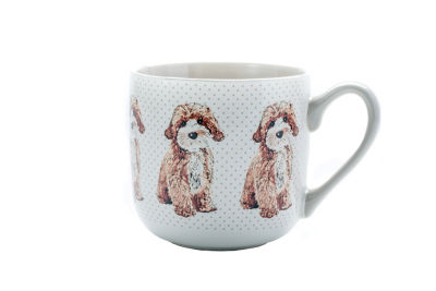 George Home white Cockapoo graphic mug, UK version