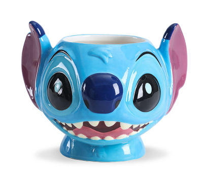 George Home blue Lilo and Stitch shaped mug 450ml (British brand)