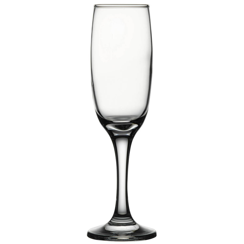 George Home clear champagne flute - British product