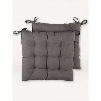 George Home grey cushion pad set of 2, 40x40cm, imported from the UK