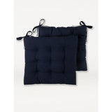 George Home seat pad 40x40cm polyester pair (British brand)